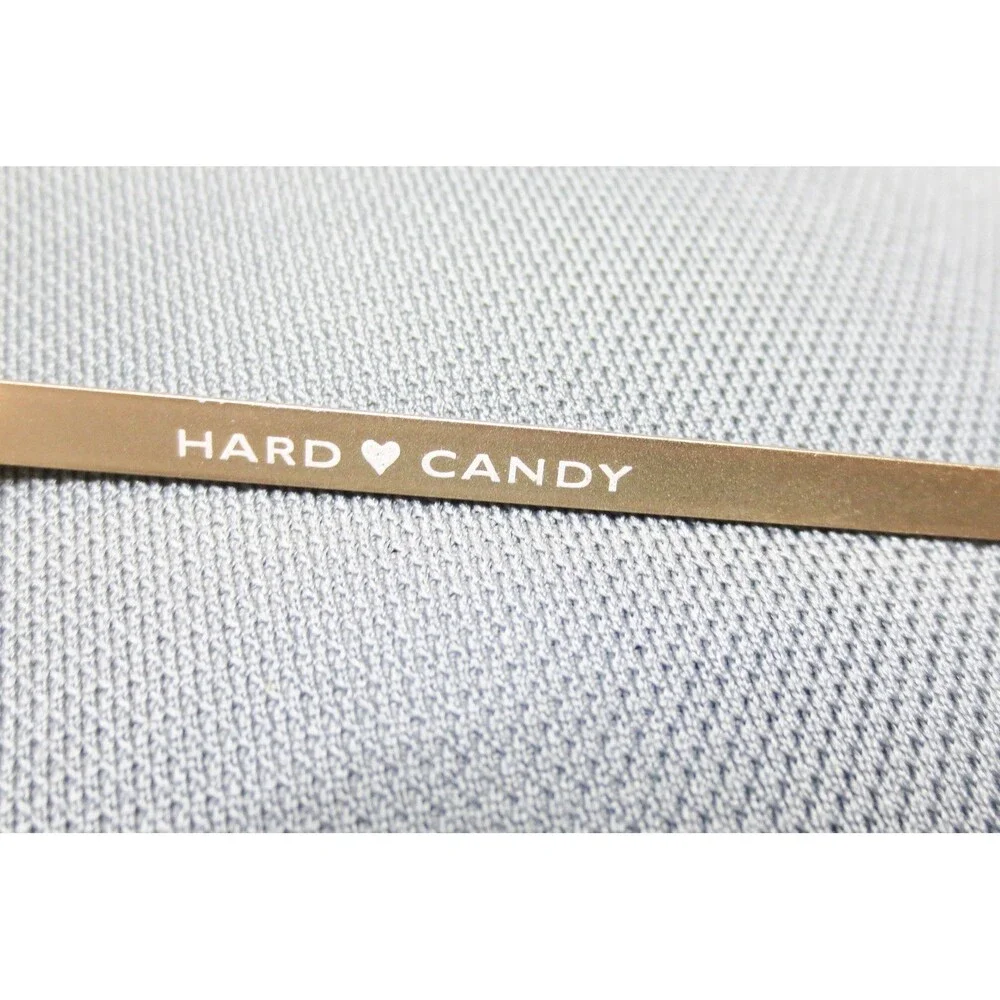 Hard Candy HC49 Eyeglasses Clear Gold Cat Eye Frames 52-16.5-140 CRYGD